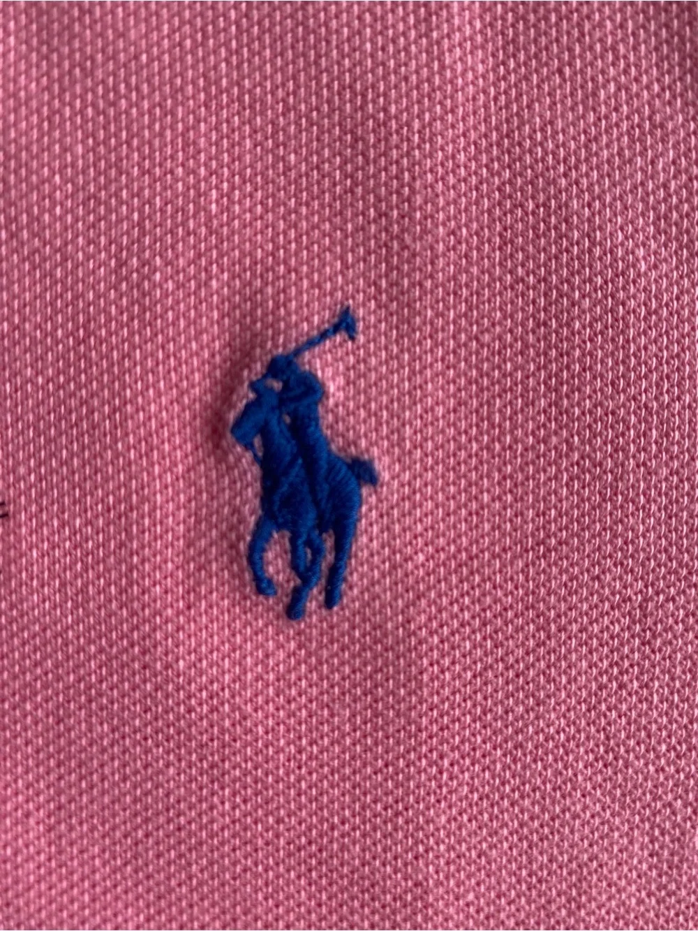 Polo Ralph Lauren Men's L Pink Slim Fit Cotton Polo Shirt NWT Navy Pony